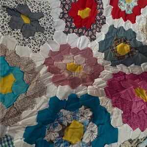 Floral Patchwork Quilt
